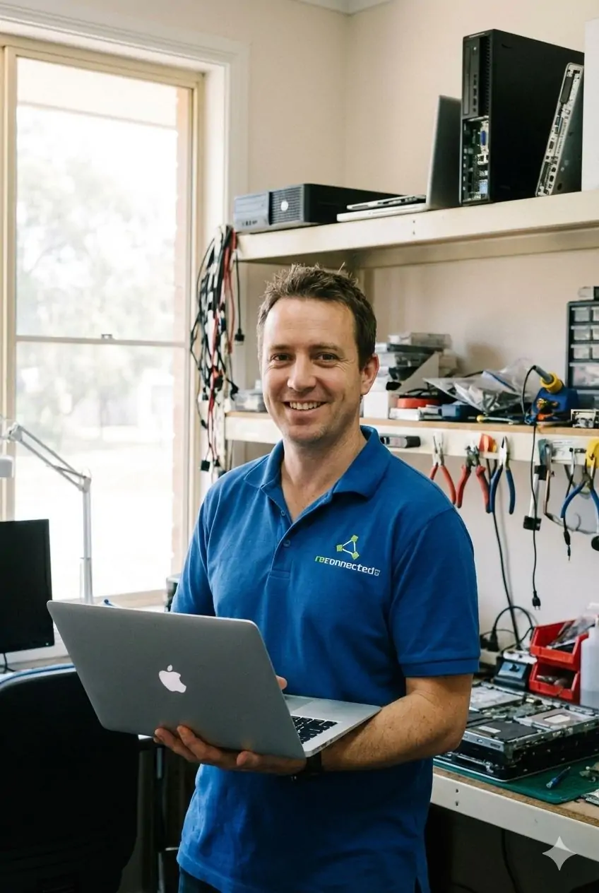 Local Reconnected IT support technician providing onsite Mac and PC repairs in Narre Warren.